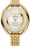 Swarovski Crystalline Oval Gold Tone Bracelet Watch