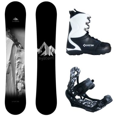 System Timeless and APX Complete Men’s Snowboard Package