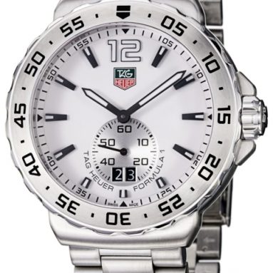 TAG Heuer Men’s Formula 1 White Dial Stainless Steel Watch
