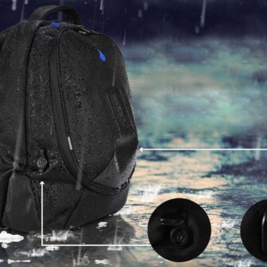 Power Bank USB enabled RFID Anti Theft Waterproof Universal Leather Backpack