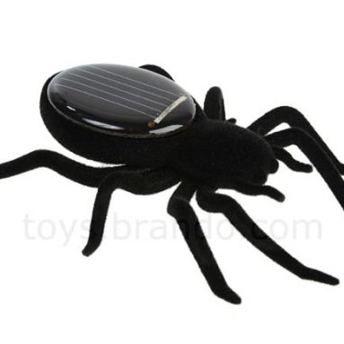 Tiny Solar Power Quaking Black Widow Spider