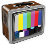 TV Embossed Tin Lunch Box
