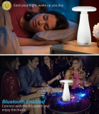 Table lamp bluetooth speaker