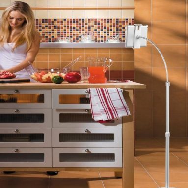 Tablet Holder iPad Floor Stand Mount Height Adjustable