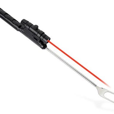 Tactical BBQ Fork with (flashlight & laser) sight