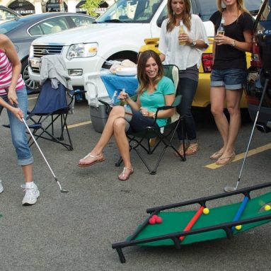 Tailgate Golf Cornhole and Ladder Chipping Hybrid Golf Game