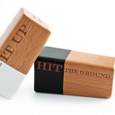 Talisman Designs Beechwood Salt and Pepper Shakers