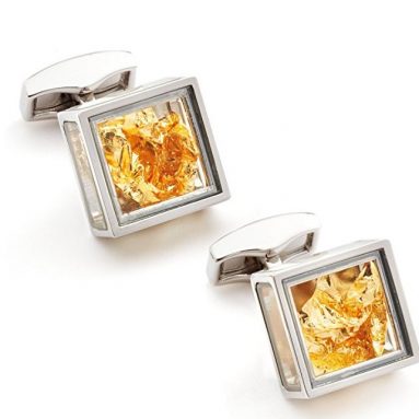 Tateossian Pandoras Box 22k Gold Leaf