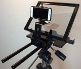 Teleprompter Simple Professional Portable use any tablet, iPad or phone