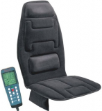 Ten Motor Massaging Seat Cushion in Charcoal Gray