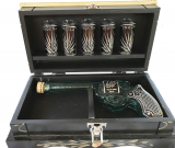 Tequila Pistol Decanter Chest Set