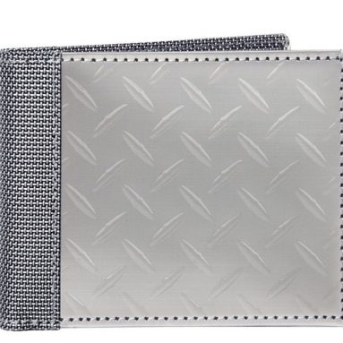 Texture Herringbone Bill Fold Wallet