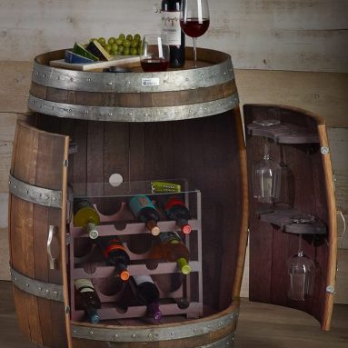 The Authentic Wine Barrel Cabinet