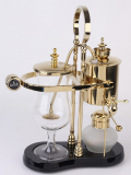 Belgium Luxury Royal Family Balance Syphon Coffee Maker Gold Color