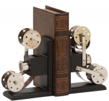 The Cinema Wood Metal Book End Pr
