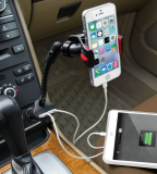 The Dual iPhone Charging Car Mount