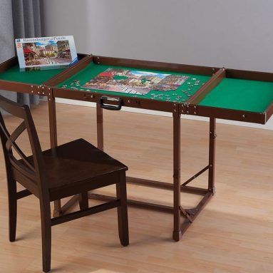 The Easy Fold and Store Puzzle Table
