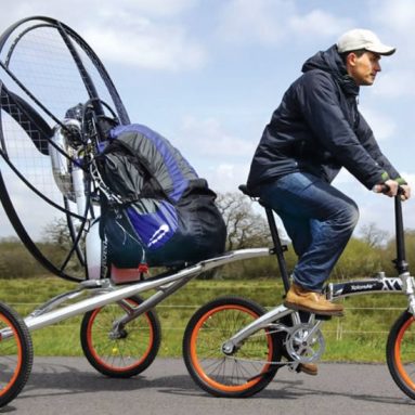 The First Flying Bicycle