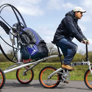 The First Flying Bicycle