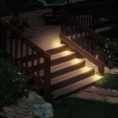 The Flush Mount Solar Stair Lights