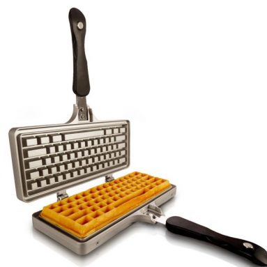 The Keyboard Waffle Iron