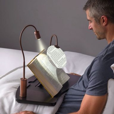 The Lap Desk With Magnifier And Light