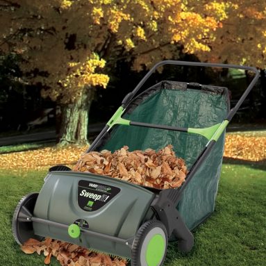 The Leaf Collecting Lawn Sweeper
