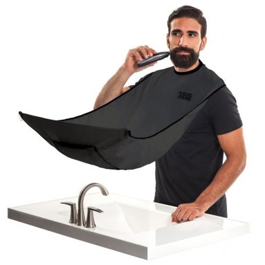 The Official Beard Bib – Hair Clippings & Beard Catcher “As Seen on Shark Tank