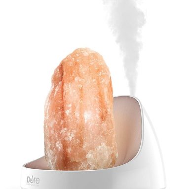 The Original 2-in-1 Himalayan Salt Lamp & Ultrasonic Essential Oil Diffuser