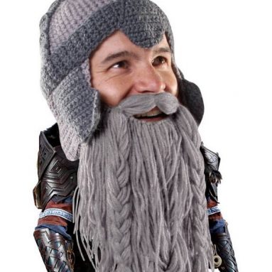 The Original Barbarian Warrior Knit Beard Hat