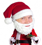 The Original Comfy Santa Knit Beard Hat