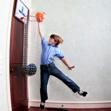 The Original Over-the-Door Basketball Hoop Laundry Hamper