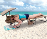 The Removable Shade Ergonomic Beach Lounger