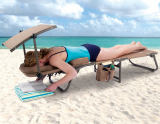 The Removable Shade Ergonomic Beach Lounger