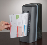 The Space Saving Desktop Shredder