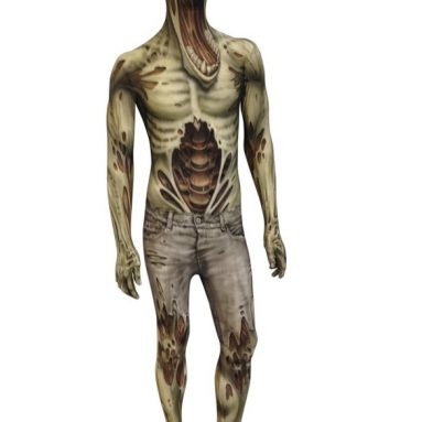 The Zombie Monster Morphsuit Kids Costume