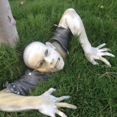 The Zombie of Montclaire Moors Sculpture