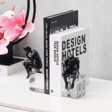Thinker Bookend Decoration Book Backing Model