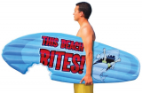 This Beach Bites Inflatable Pool Float