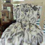 Thomas Collection Handmade in USA Luxury Faux Fur Throw Blanket