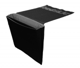 Tidy nighttime gadget pocket keeps gadgets