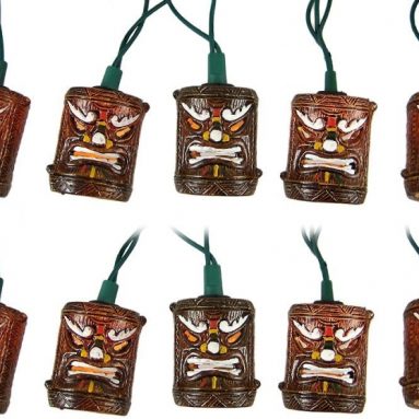 Tiki Style Patio String Light Set