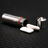 Titanium Ti Waterproof Medicine Capsule Pendant