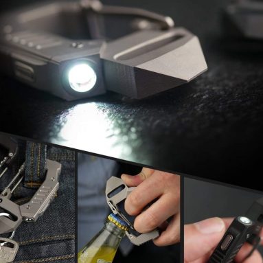 Titanium USB Rechargeable Flashlight