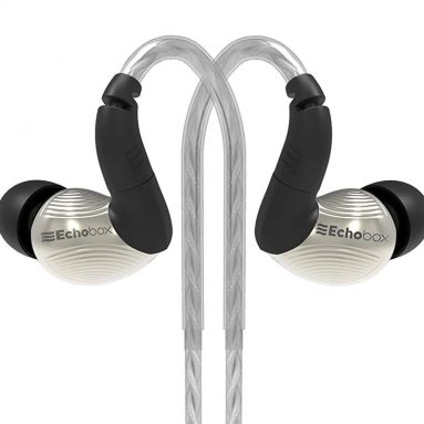 Titanium in-Ear Monitor with Tangle-Free Cable for Apple iPhone