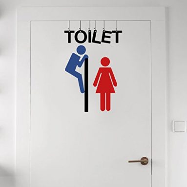 Toilet House Wall Quote Decals Vinyl Sticker