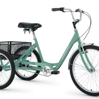 Torker 24 x 20″ TriStar 2.1 Adult Trike 3 Speed CB Mint Green