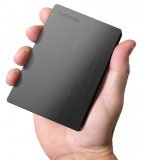 Toshiba Black Canvio Slim II Portable External Hard Drive