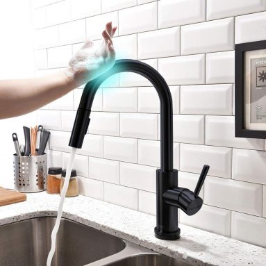 Touch Kitchen Faucets with Pull Down Sprayer