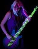 Neon Phosphorescent Electric Guitar Strings